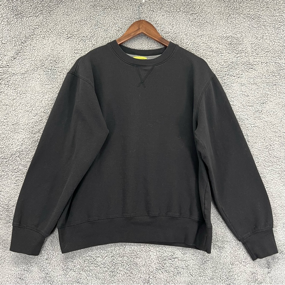 MTA Sport Sweatshirt Crewneck Activewear Black Men Size Large